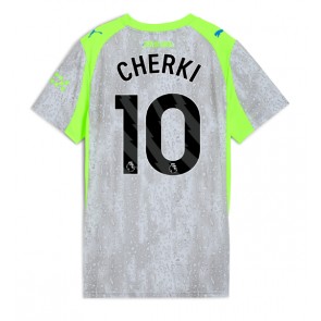 Lacne Ženy Futbalové dres Manchester City Rayan Cherki #10 2025-26 Krátky Rukáv - Tretina